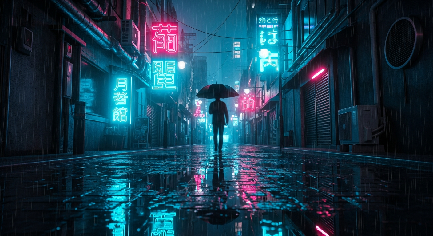 Neon Tokyo Rain